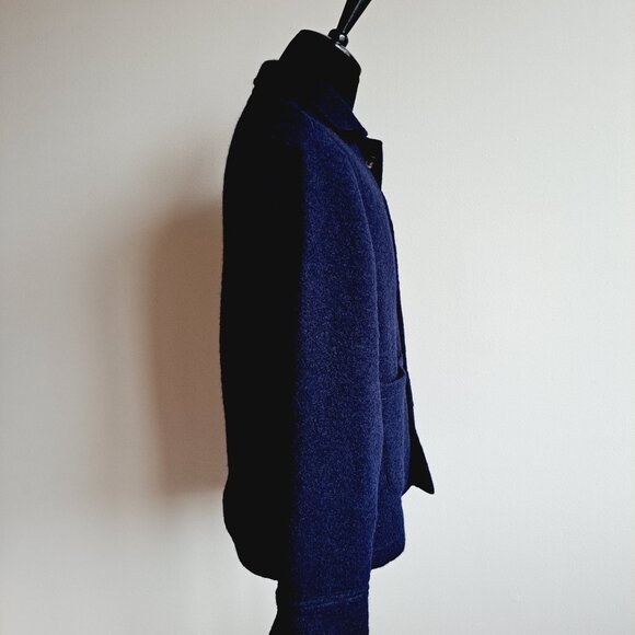 NEW Tintoria Mattei 954 Men's Blue Classic-collar Wool Blend Jacket Size XL - Picture 5 of 16